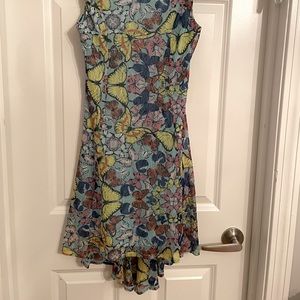 Girls butterfly dress size 10-12